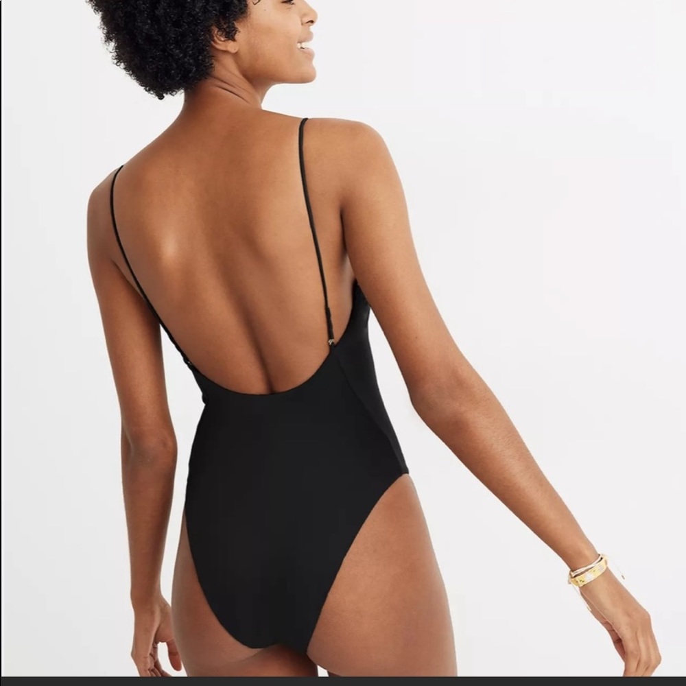 Madewell second wave spaghetti strap one piece